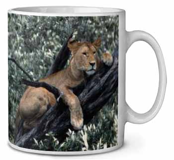 Lioness in Tree Ceramic Coffee Mug/Tea Cup