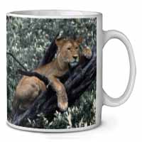 Lioness in Tree Ceramic 10oz Coffee Mug/Tea Cup