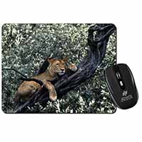 Lioness in Tree Computer Mouse Mat