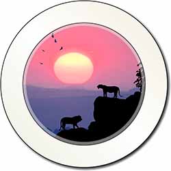 African Lions Sunrise Car or Van Permit Holder/Tax Disc Holder