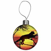 Leopard Christmas Bauble