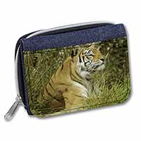 Bengal Tiger Unisex Denim Purse Wallet