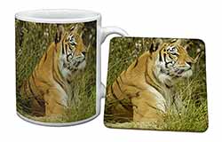 Bengal Tiger Mug and Coaster Set