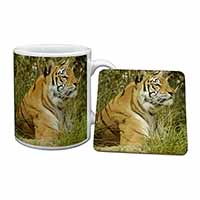 Bengal Tiger Mug and Coaster Set