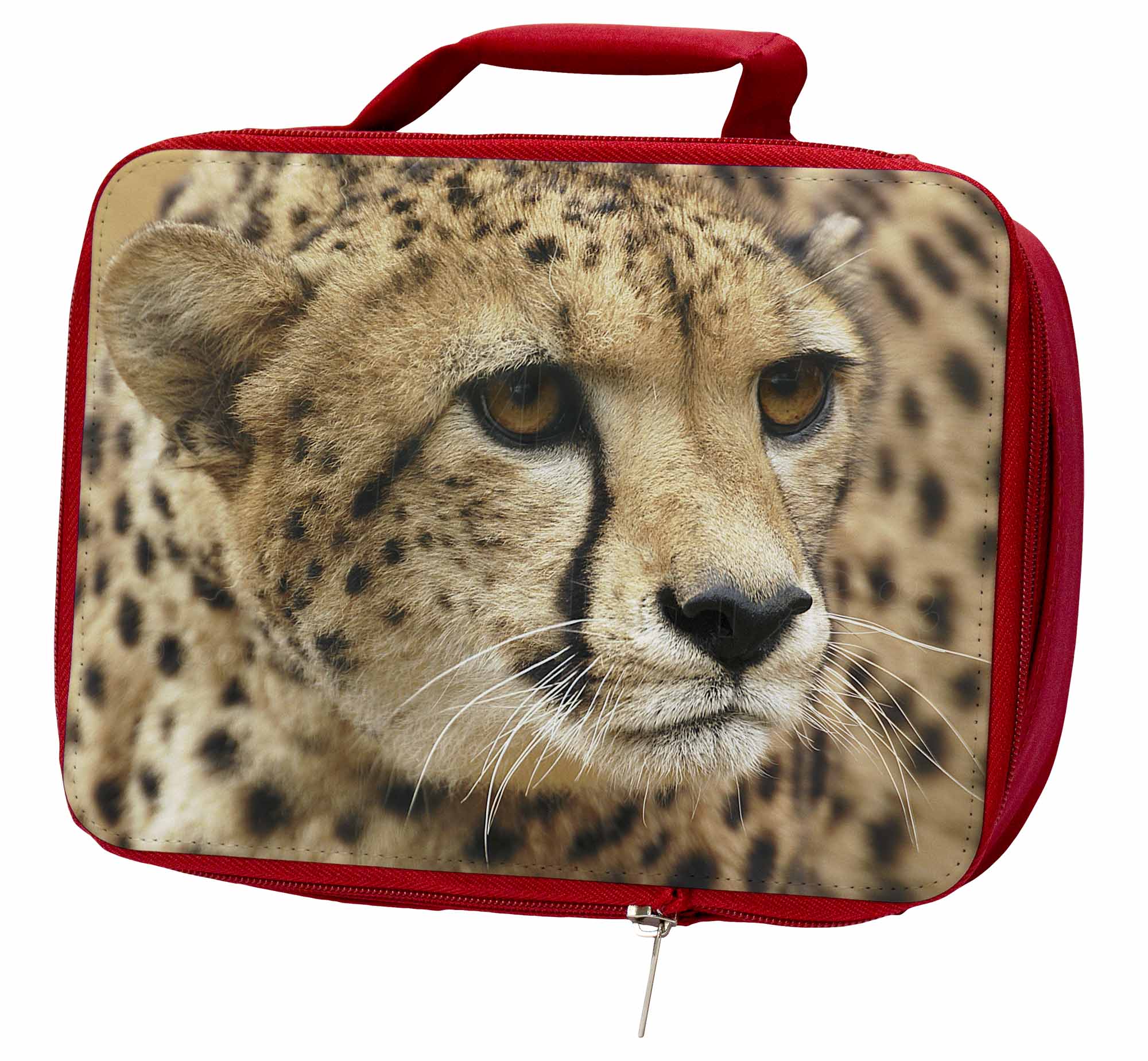 AT-36LBB Cheetah Black Insulated School Lunch Box Bag 