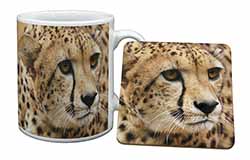 Cheetah Mug and Coaster Set