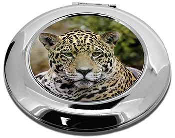 Leopard Make-Up Round Compact Mirror