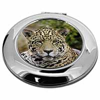 Leopard Make-Up Round Compact Mirror