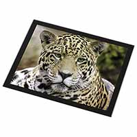 Leopard Black Rim High Quality Glass Placemat