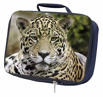 Leopard Navy Insulated School Lunch Box/Picnic Bag