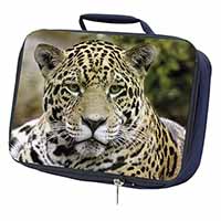 Leopard Navy Insulated School Lunch Box/Picnic Bag