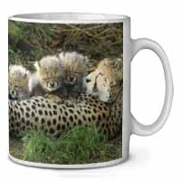 Cheetah and Newborn Babies Ceramic 10oz Coffee Mug/Tea Cup
