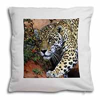 Jaguar Soft White Velvet Feel Scatter Cushion
