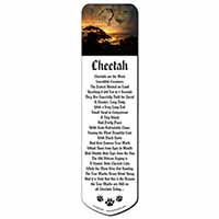 Cheetah Watch Bookmark, Book mark, Printed full colour