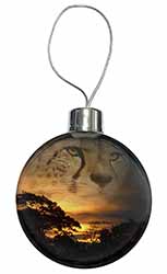 Cheetah Watch Christmas Bauble