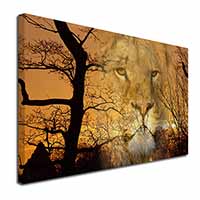 Lion Spirit Watch Canvas X-Large 30"x20" Wall Art Print