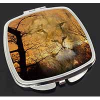 Lion Spirit Watch Make-Up Compact Mirror