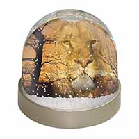 Lion Spirit Watch Snow Globe Photo Waterball