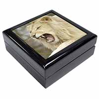 Roaring White Lion Keepsake/Jewellery Box