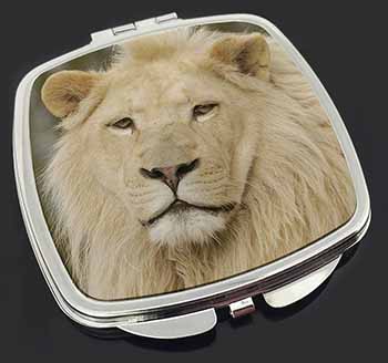 Gorgeous White Lion Make-Up Compact Mirror