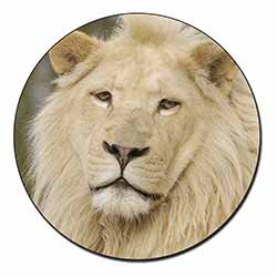 Gorgeous White Lion Fridge Magnet Printed Full Colour