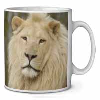 Gorgeous White Lion Ceramic 10oz Coffee Mug/Tea Cup