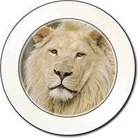 Gorgeous White Lion Car or Van Permit Holder/Tax Disc Holder