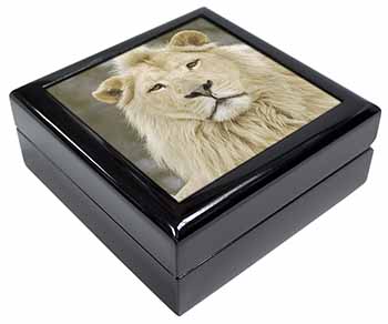 White Lion Keepsake/Jewellery Box