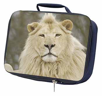 White Lion Navy Insulated School Lunch Box/Picnic Bag