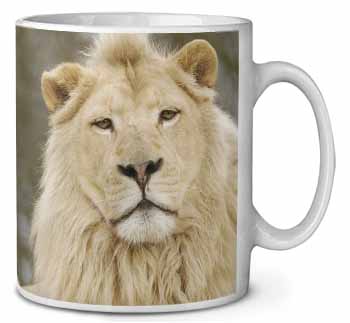 White Lion Ceramic Coffee Mug/Tea Cup