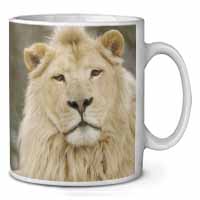 White Lion Ceramic 10oz Coffee Mug/Tea Cup