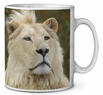 White Lion Ceramic Coffee Mug/Tea Cup