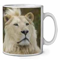 White Lion Ceramic 10oz Coffee Mug/Tea Cup