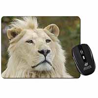 White Lion Computer Mouse Mat