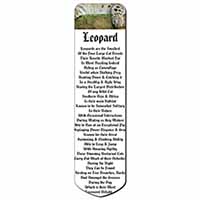 Beautiful Snow Leopard Bookmark, Book mark, Printed full colour