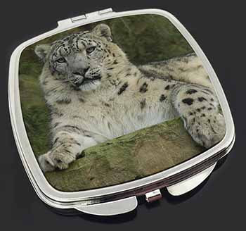 Beautiful Snow Leopard Make-Up Compact Mirror