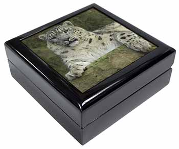 Beautiful Snow Leopard Keepsake/Jewellery Box