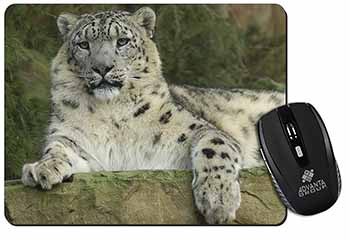 Beautiful Snow Leopard Computer Mouse Mat