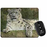 Beautiful Snow Leopard Computer Mouse Mat