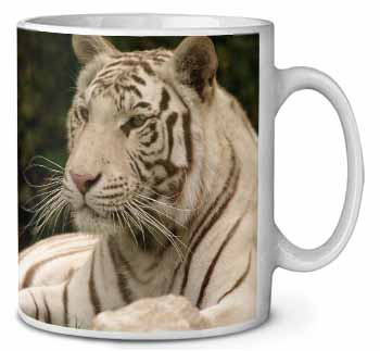 White Tiger Ceramic 10oz Coffee Mug/Tea Cup