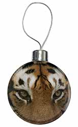 Face of a Bengal Tiger Christmas Bauble