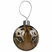 Face of a Bengal Tiger Christmas Bauble
