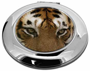 Face of a Bengal Tiger Make-Up Round Compact Mirror