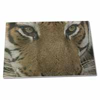 Large Glass Cutting Chopping Board Face of a Bengal Tiger