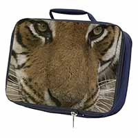 Face of a Bengal Tiger Navy Insulated School Lunch Box/Picnic Bag