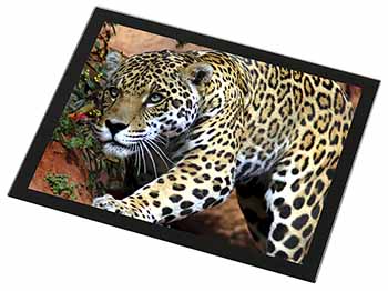 Jaguar Black Rim High Quality Glass Placemat