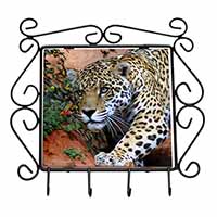 Jaguar Wrought Iron Key Holder Hooks