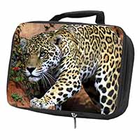 Jaguar Black Insulated School Lunch Box/Picnic Bag