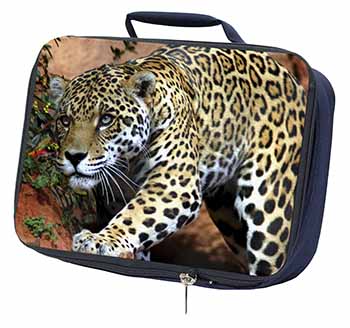 Jaguar Navy Insulated School Lunch Box/Picnic Bag