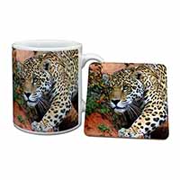 Jaguar Mug and Coaster Set
